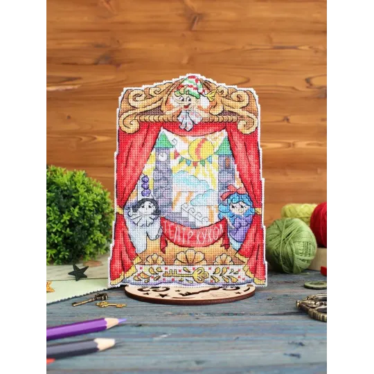Cross stitch kit "Theater" 17x13 cm SR-1190