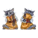 Cross stitch kit "Basilio the Cat" 14x10 cm SR-1180