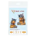 Cross stitch kit "Basilio the Cat" 14x10 cm SR-1180