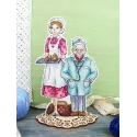 Cross stitch kit "Doctors" 19x12 cm SR-1110