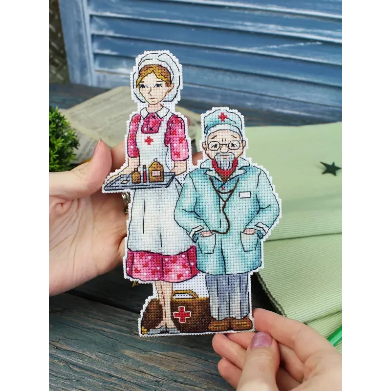 Cross stitch kit "Doctors" 19x12 cm SR-1110
