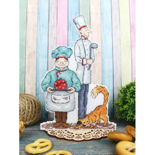 Kit point de croix "Chefs" SR-1108