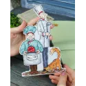 Cross stitch kit "Chefs" 20x13 cm SR-1108