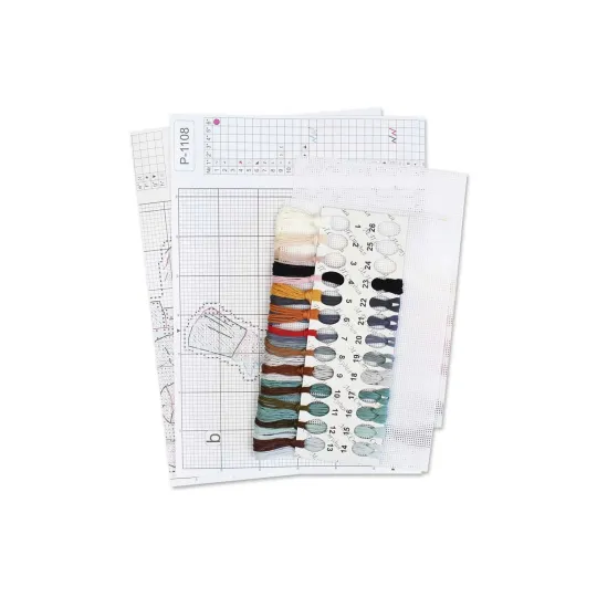 Kreuzstich-Set "Köche" 20x13 cm SR-1108