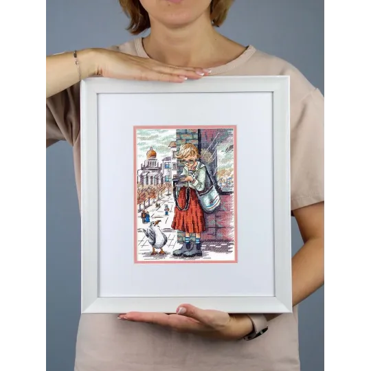 Kit de point de croix "Un bon coup" SNV-959