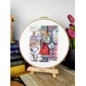 Cross stitch kit "A good shot" 19x14 cm SNV-959