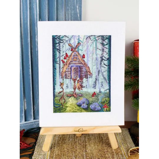 Cross stitch kit "An unusual hut" 20x15 cm SNV-927