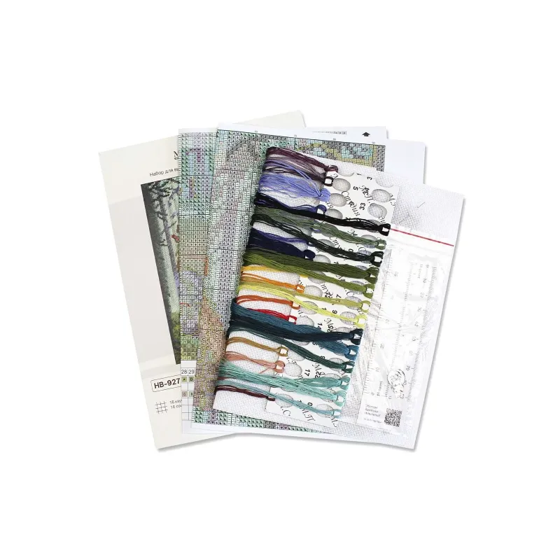 Kreuzstich-Set "Eine ungewöhnliche Hütte" 20x15 cm SNV-927