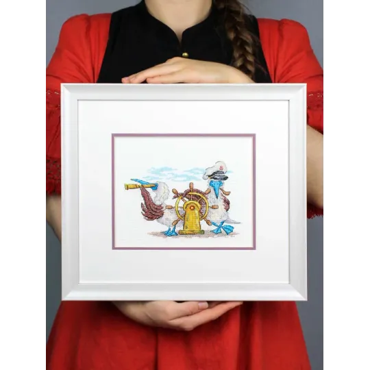 Kreuzstich-Set "Geradeaus" 12x17 cm SNV-899