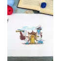 Cross stitch kit "Straight ahead" 12x17 cm SNV-899