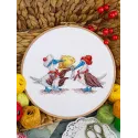 Cross stitch kit "Fish lunch" 9x17 cm SNV-898
