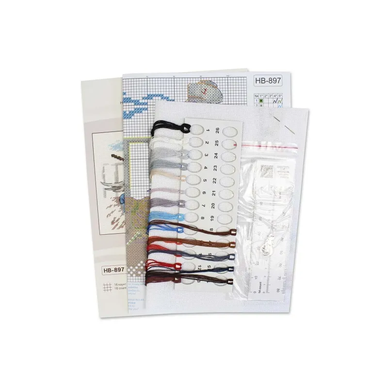 Набор для вышивания «Уборка» 12x17 см SNV-897