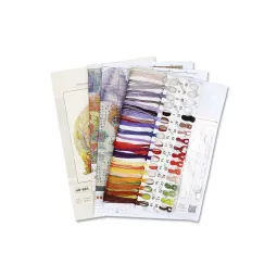 Kreuzstich-Set "Herbstblues" 20x18 cm SNV-885