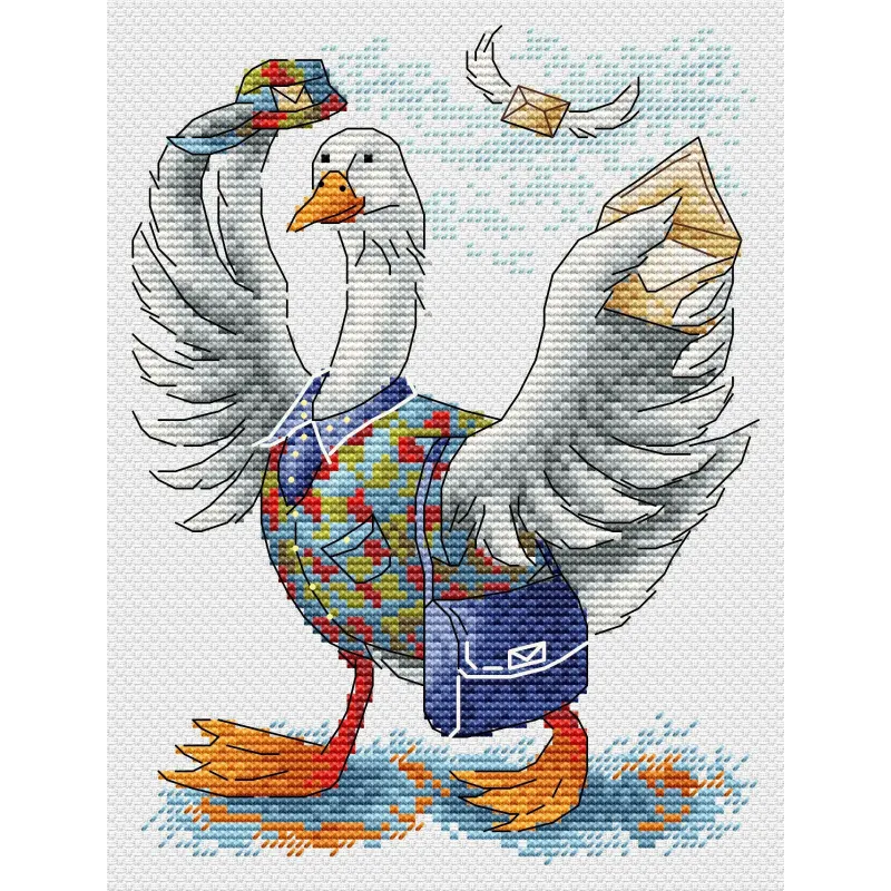 Cross stitch kit "Good news" 18x13 cm SM-796