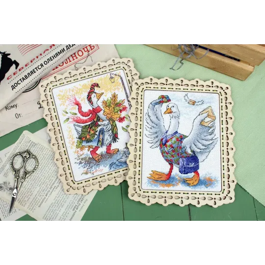 Cross stitch kit "Good news" SM-796