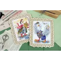Cross stitch kit "Good news" 18x13 cm SM-796