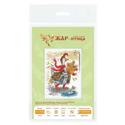 Cross stitch kit "Autumn walk" 18x13 cm SM-795