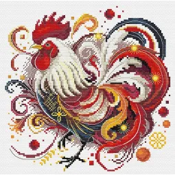 Cross stitch kit "Rooster" SANP-75