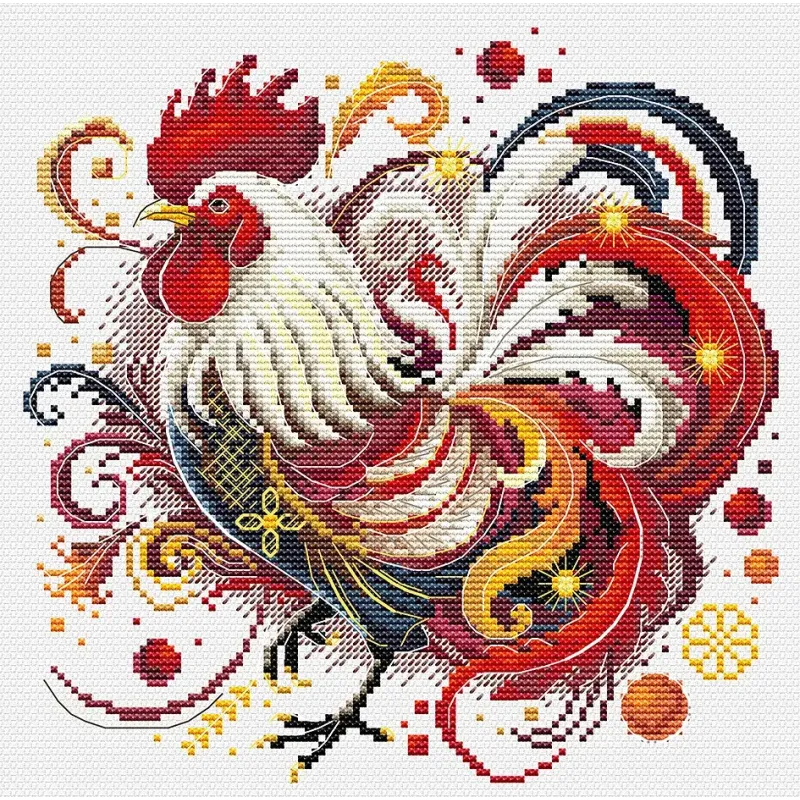 Cross stitch kit "Rooster" SANP-75