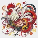 Cross stitch kit "Rooster" SANP-75