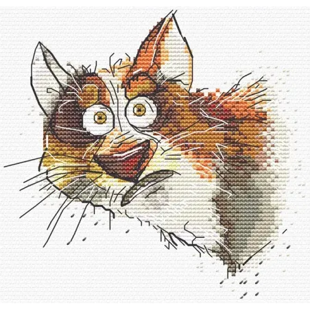 Cross stitch kit "Emotions. Surprise" SANE-08