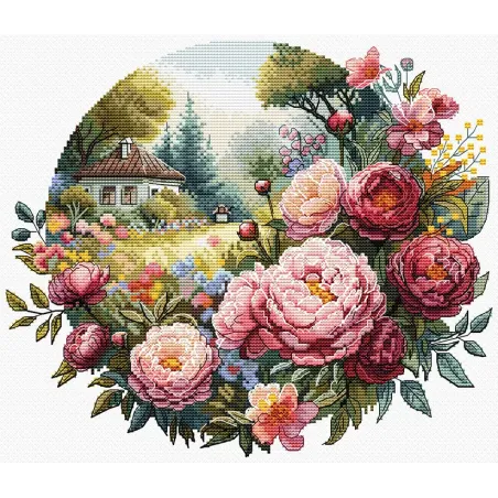 Cross stitch kit "Breath of the morning" SAND-46