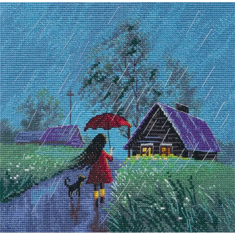 Cross stitch kit "Summer rain" S1706