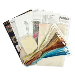 Cross stitch kit PANNA "Travelling with books" 27 x 32 cm PVS-7182