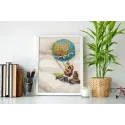 Cross stitch kit "Travelling with books" PVS-7182