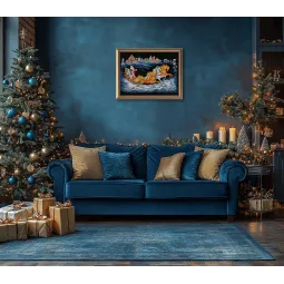 Kreuzstich-Set PANNA „Väterchen Frosts Troika“ 66,5 x 44 cm PPR-7531