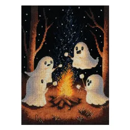 Cross stitch kit KLART "Ghost hike" 15 x 20 cm KL8-581
