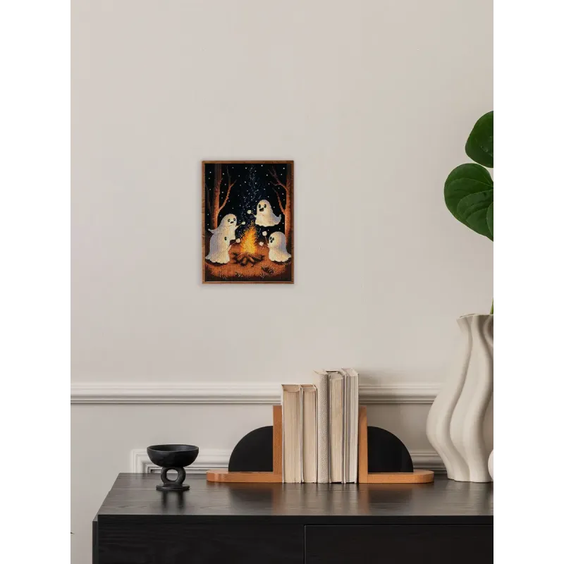 Cross stitch kit KLART "Ghost hike" 15 x 20 cm KL8-581