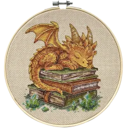Ristinneti rinkinys "Išminties sergėtojas" 13x15 cm AAH-307
