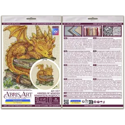 Cross-stitch kits "Keeper of Wisdom" 13x15 cm AAH-307