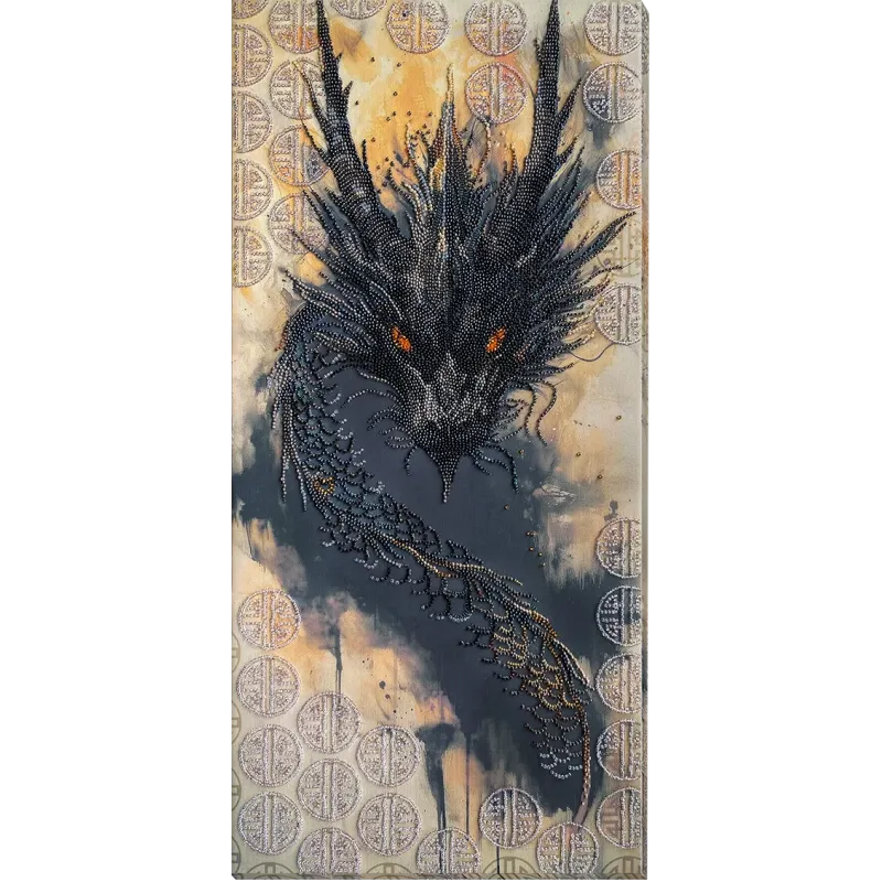 Main Bead Embroidery Kit "Legend awakened" 30x60 cm AAB-966