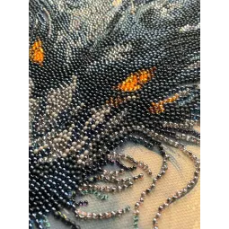 Основной набор для вышивки бисером "Пробужденная легенда" 30x60 cm AAB-966