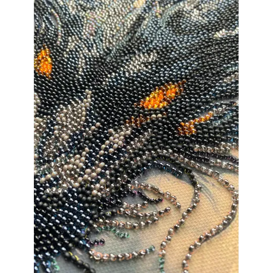 Основной набор для вышивки бисером "Пробужденная легенда" 30x60 cm AAB-966