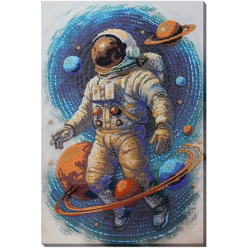 Hauptperlenstickset "Kosmischer Reisender" 26x39 cm AAB-962