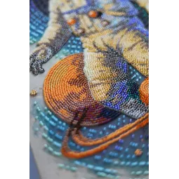 Main Bead Embroidery Kit "Cosmic Traveler" 26x39 cm AAB-962