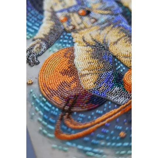 Main Bead Embroidery Kit "Cosmic Traveler" 26x39 cm AAB-962