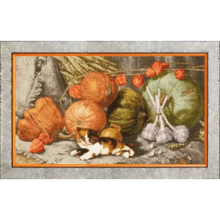 Kit de point de croix "Gardien de grange" 39x22,5 cm S/SZH073 (D)