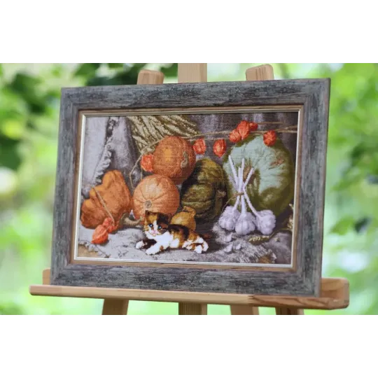 Kreuzstich-Set "Scheunenwächter" 39x22,5 cm S/SZH073 (D)