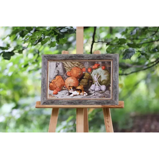 Kreuzstich-Set "Hofwächter" 39x22,5 cm S/SZH073