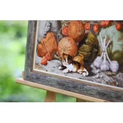 Kreuzstich-Set "Scheunenwächter" 39x22,5 cm S/SZH073 (D)