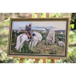 Набор для вышивания крестом "Витязь на распутье" 62.5x37 см S/MK115