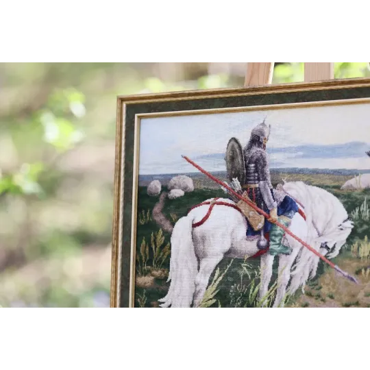 Cross stitch kit "Knight at the Crossroads" 62.5x37 cm S/MK115