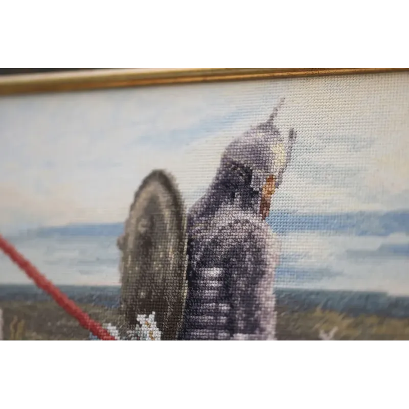 Cross stitch kit "Knight at the Crossroads" 62.5x37 cm S/MK115