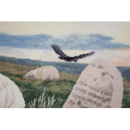 Набор для вышивания крестом "Витязь на распутье" 62.5x37 см S/MK115