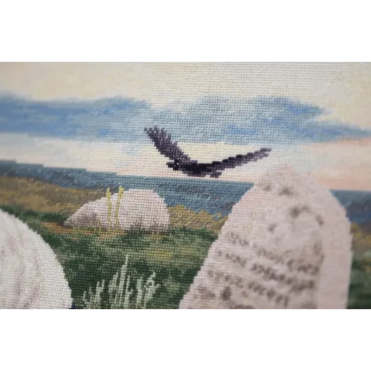 Kreuzstich-Set "Ritter am Scheideweg" 62.5x37 cm S/MK115