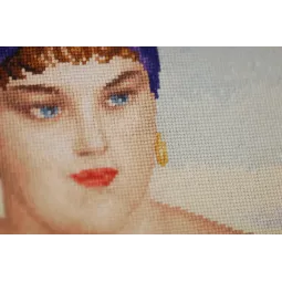 Набор для вышивания крестом "Купчиха за чаем" 55.5x55 см S/MK117